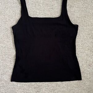 Nike Yoga Luxe Dri-Fit Black Tank Top - Large